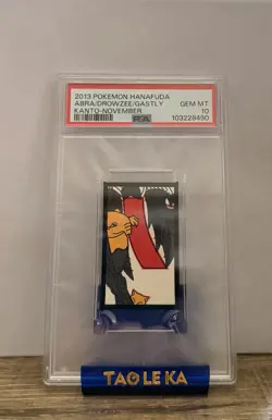 Pokemon 2013 Abra/Drowzee/Gastly Hanafuda Kanto-November GEM MINT PSA 10 - Image 1