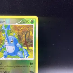 Pokemon Diamond & Pearl Heracross Lv.29 Reverse Holo Basic 28/130 HP80 - Image 3