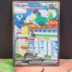 Squawkabilly ex 264/193 Special Illustration Rare Paldea Evolved Pokemon TCG - Image 1