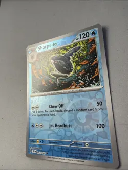 Pokemon TCG * SV Temporal Force * 43/162 Sharpedo REVERSE HOLO Uncommon * NM - Image 2