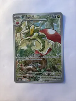 Pokemon TCG Flapple 210/191 Illustration Rare SV08 Surging Sparks NM Condition - Image 4