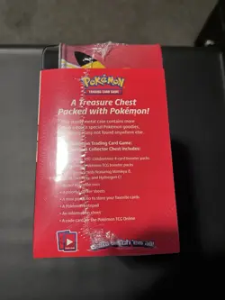 Pokemon 25th Anniversary Celebrations Treasure Chest Lunchbox Tin Factory SEALED - Image 5