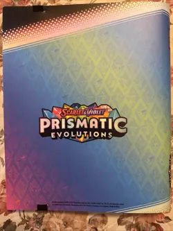 Official Pokemon Prismatic Evolutions Binder from the Binder Collection Box, New - Image 2