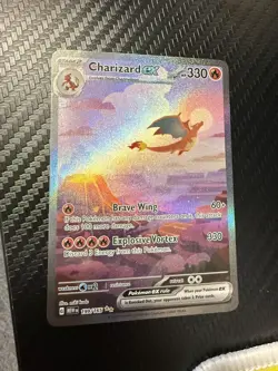 Pokemon Charizard EX 151 Special Illustration Rare 199/165 English - Image 5