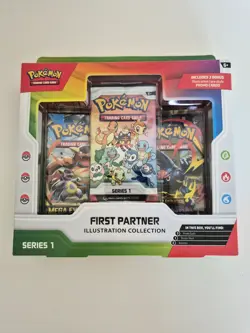 Pokemon TCG First Partner Illustration Collection Series 1 Sealed Box New - Image 1