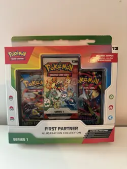 Pokemon TCG First Partner Illustration Collection Series 1 Sealed Box New - Image 1