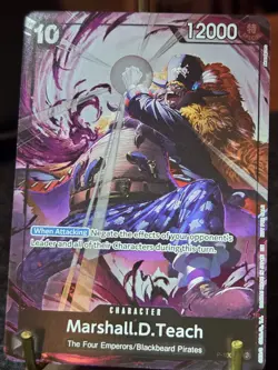 Marshall D Teach Promo P-100 ONE PIECE Event Pack 8 - English Blackbeard - Image 1