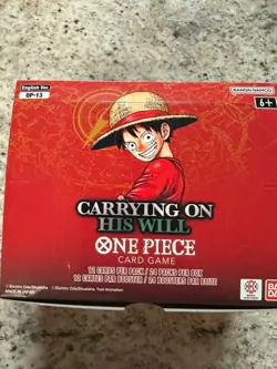 One Piece CCG: Carrying on His Will Booster Box [OP-13] (24 Packs) (Unsealed) - Image 2