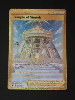 Pokemon TCG Temple of Sinnoh Sword & Shield Mfg-Astral Radiance 214/189 Holo... - Image 1