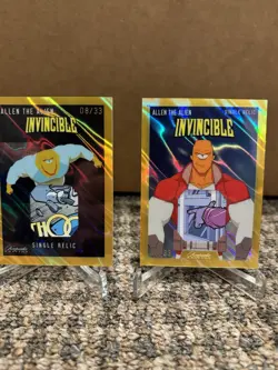 2025 Keepsake Invincible Holo - Allen The Alien Relic Lot Gold Lava /33 Rare - Image 1