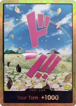 One Piece DON!! Card (Rebecca) (Gold) (/62) Premium Booster NM FOIL - Image 1