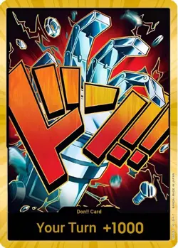 DON!! Card (Eustass "Captain" Kid) (Gold) (/62) Premium Booster NM FOIL - Image 1