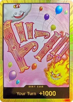 One Piece DON!! Card (Big Mom) (Gold) (/62) Premium Booster NM FOIL - Image 1