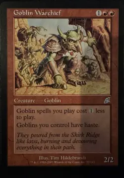 Goblin Warchief - Scourge - MTG - Magic The Gathering - Uncommon - Image 1