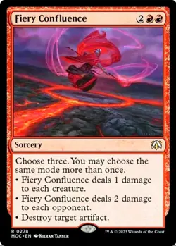 X 1 Fiery Confluence NM March of The Machine 278 MTG Magic The Gathering - Image 1