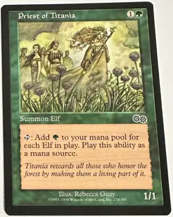 Priest of Titania *Urza's Saga* Regular - Image 1