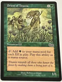 Priest of Titania *Urza's Saga* Regular - Image 2