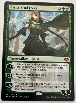 MTG Nissa, Vital Force Kaladesh #163/264 - Image 1