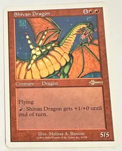 Magic the Gathering ~ MTG ~ 1x Shivan Dragon ~ Beatdown - Image 1