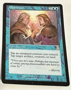 Opposition Urza's Destiny Blue Rare MAGIC THE GATHERING MTG - Image 1