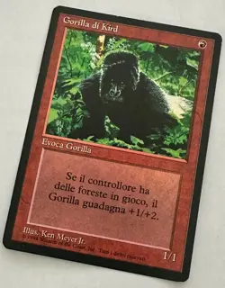 Gorilla di Kird ITALIAN Kird Ape Black Border | MTG Magic The Gathering - Image 1