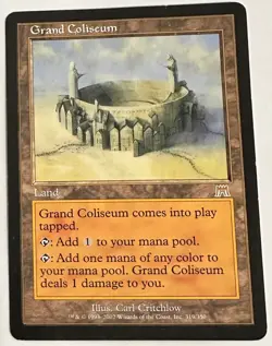 Grand Coliseum Onslaught MTG Rare Land Magic the Gathering - Image 1