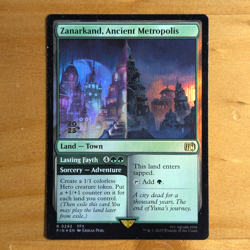 Zanarkand, Ancient Metropolis - Prerelease Foil Stamped Promo- Final Fantasy MTG - Image 1