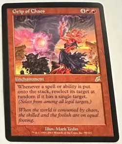 Grip of Chaos Scourge Red Rare MAGIC THE GATHERING MTG - Image 1