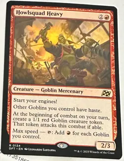 MTG Aetherdrift R Howlsquad Heavy #0134 - Image 1