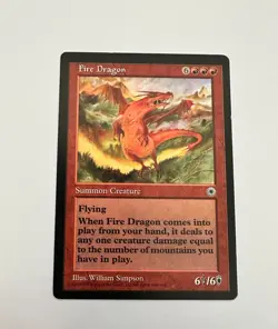 Fire Dragon Portal - Lightly Played - Image 1