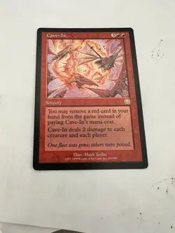 MTG Cave-In Mercadian Masques Magic The Gathering - Image 2
