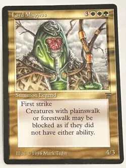 Magic the Gathering ~ MTG ~ 1x Lord Magnus ~ LEGENDS ~ LP - Image 1