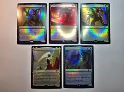 MTG - Secret Lair Phyrexian - Set of the 5 OG Big Phyrexian Preators - Foil - NM - Image 1