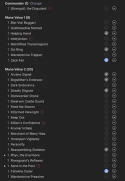 Custom EDH Deck Feat. Silverquill; The Disputant (White Black) - Image 5