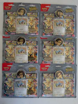 Lot of Qty 6 - Pokemon ME Ascended Heroes 2-Pack Blister Komala - Sealed - Image 1