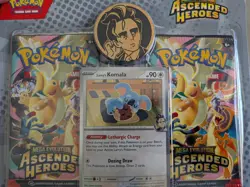 Lot of Qty 6 - Pokemon ME Ascended Heroes 2-Pack Blister Komala - Sealed - Image 2