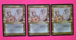 Magic the Gathering MTG Legends JERRARD OF THE CLOSED FIST X3 (2 LP/EX & 1 MP) - Image 1