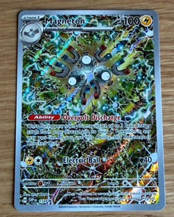 Pokemon TCG Magneton SV 159 Black Star Promo Card NM - Image 1