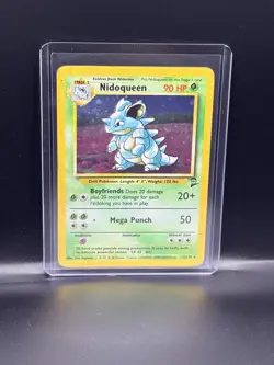 Pokemon Nidoqueen 012/130 Base Set 2 Holo Rare Stage 2 90 HP Card - Image 1