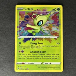 Pokemon Celebi Sword & Shield Vivid Voltage Amazing Rare #009 - Image 1