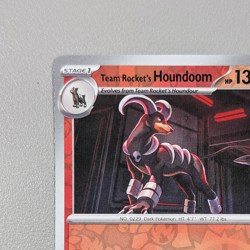 Pokemon TCG Card - Team Rocket's Houndoom 38/182 Reverse Holo | Destined Rivals - Image 3