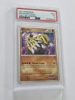2011 Pokemon Groudon Holo Foil Call of Legends SL4 PSA 5 Fresh Grade - Image 4