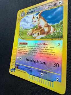 Pokemon AQUAPOLIS - #48/147 Furret - Reverse Holo - ENG - LP - Image 3