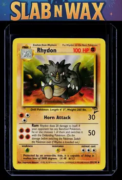 Pokemon tcg Base Set 2 Rhydon #059/130 - Image 1