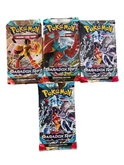 Pokemon TCG Scarlet & Violet Paradox Rift Factory Sealed Booster Packs Lot Of 4 - Image 1