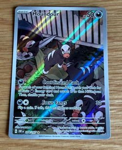 Houndour 204/197 Illustration Rare Obsidian Flames Pokemon Near Mint - Image 1