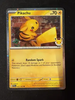 Pikachu Pokemon Day 2026 051/162 - 30th Anniversary Promo - Pokemon TCG - Image 1