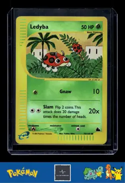 2003 Pokemon Skyridge 73/144 Ledyba Reverse - Image 1