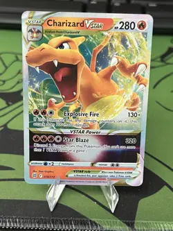 Pokemon TCG - Charizard VSTAR 18/172 - Brilliant Stars - Ultra Rare - NM - Image 3