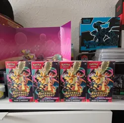 4x Pokemon TCG: Mega Evolution Ascended Heroes Booster Bundle (6 Booster Packs) - Image 1